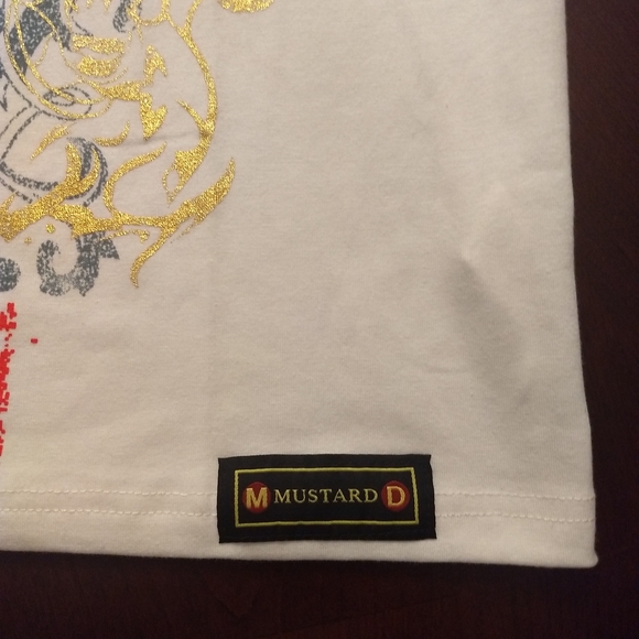 Mustard tee NWT ♥️💀 - Picture 9 of 10